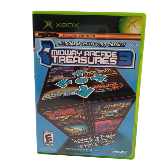 Midway Arcade Treasures 1,2 & 3 Microsoft Xbox Retro Classic GameCube Collection - Picture 14 of 16